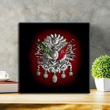 Morfil Sanat Atölyesi Osmanlı Arması Kanvas Tablo (7 Farklı Ölçü)