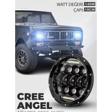 C9 18 cm 7” Adaptif Cree Angel Offroad LED Lamba Drl G8VDS6