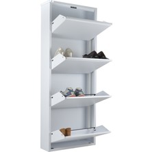 Ata Group Atagroup 4 Lü Beyaz Metal Ayakkabılık