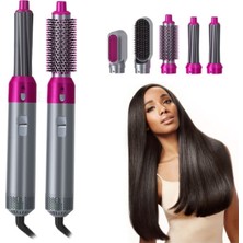 Aktif Market 5+1 Hot Air Styler Complete Uzun Saç Şekillendirici Set Üstün Saç Koruması Saç Kıvırma Set