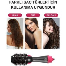 Volemi 1200 W Hava Üflemeli Saç Şekillendirici Düzleştirici Fön Tarağı Saç Kurutma