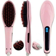 Aktif Market Profesyonel Elektrikli Saç Düzleştirici Tarak Fast Hair Straightenerr Pembe Tarak