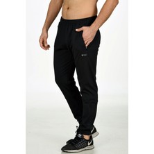 Marco Ferry Siyah Erkek Cepli Manşetli Paça Micro Jarse Kumaş Eşofman Altı EDY201153S