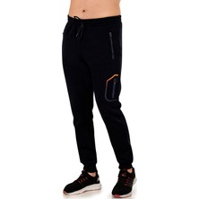 Marco Ferry Lacivert Erkek Üç Iplik Şardonlu Manşetli Paça Kışlık Eşofman Altı EDY5404L