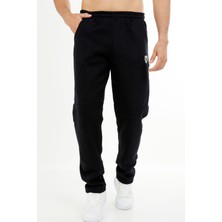 Marco Ferry Lacivert Erkek Üç Iplik Şardonlu Düz Paça Kışlık Eşofman Altı EDY201303L