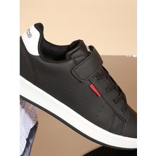 Kidessa 1709 Anatomik Tabanlı Çocuk Sneakers Günlük Ayakkabı - NKT01709-SIYAH Beyaz-33