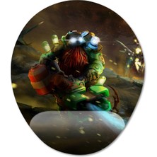 Pixxa Deep Rock Galactic Bilek Destekli Mousepad Model - 5 Oval