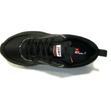 Jump Siyah Gri Bağcıklı Athletics Sneakers Spor Ayakkabı