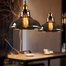 Riolight  Vintage2,retro,rustik 1XE27 Eskitme Duylu Cam Sarkıt Tekli Cam Avize 1 Adet Fiyatıdır..