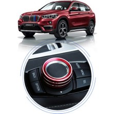 Dk Bmw X1 2016 2020 Navigasyon I-Drive Buton Krom Metal Kaplaması