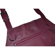 Afi Leather Hakiki Dana Derisi Barista Önlük Barbekü Önlüğü Steakhouse Önlüğü Leather Apron