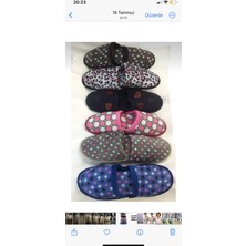 Ebruli Butik Kadın Ev Terliği 6 Lı