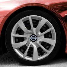 MYldrm Nissan Primera 15 Inç Jant Kapağı Amblemli Gri 4'lü Takım 101