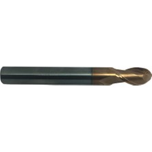 Turkcut Küre Standart Boy (100 mm) Parmak Freze 14 mm (İki Ağızlı)