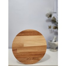 Hbs Art Design Yuvarlak  2 Renk Ayaklı Sunum Tahtası 23 cm