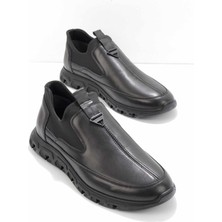 Bambi Siyah Napa Leather Erkek Casual Ayakkabı E01958156843