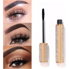 Eda Luxury Beauty Diamond Mascara 4d Siyah Lüks - Volume, Hacim, Kıvrım, Waterproof Rimel Göz Makyajı - Vegan Maskara