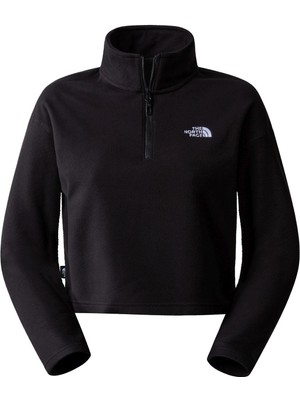 The North Face W 100 Glacıer Cropped Kadın Yarım Fermuar Crop Polar NF0A855NJK31