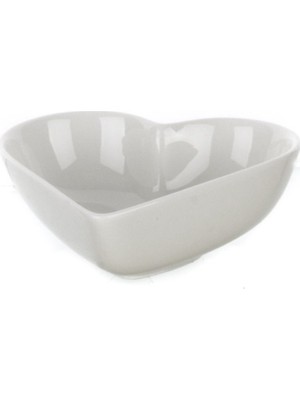 Es Dekor Porselen Kalp Kase Std 14X12CM Çerezlik 4'lü