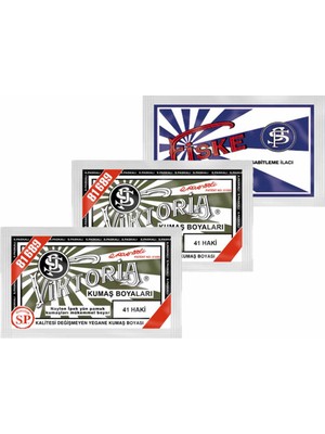 Viktoria Haki Kumaş Boyası Seti