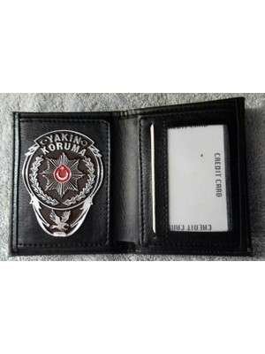 Aldatmaz Yakın Koruma Rozetlı Cüzdan
