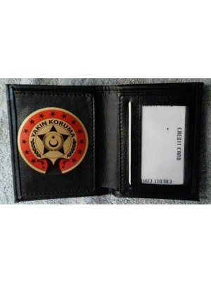 Aldatmaz Yakın Koruma Rozetlı Cüzdan