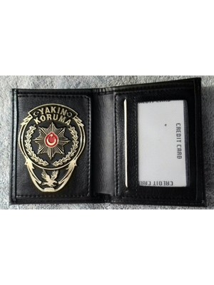 Aldatmaz Yakın Koruma Rozetlı Cüzdan