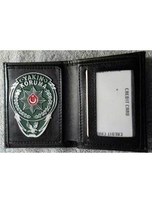 Aldatmaz Yakın Koruma Rozetlı Cüzdan