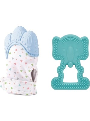 Babyjem 2'li Diş Kaşıma Seti Diş Kaşıyıcı Eldiven Diş Kaşıyıcı Fil