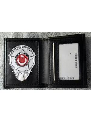 Aldatmaz Yakın Koruma Rozetlı Cüzdan