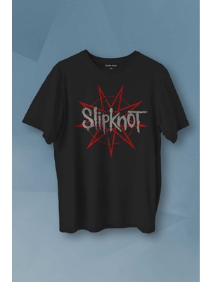 Kendim Seçtim Slipknot Red Yıldız Rock Metal Music Baskılı Tişört T-Shirt