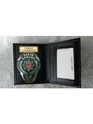 Aldatmaz Klas Model,yakın Koruma Rozetlı Cüzdanı