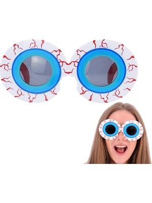 Pandoli Halloween Temalı Kanlı Göz Küresi Parti Gözlüğü 1 Adet