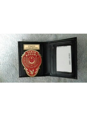 Aldatmaz Yakın Koruma Rozetlı Cüzdanı