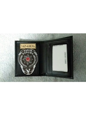 Aldatmaz Yakın Koruma Rozetlı Cüzdanı