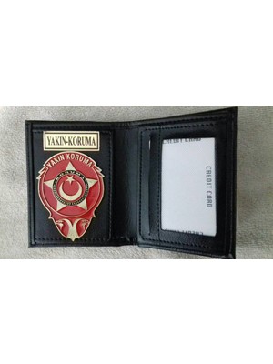 Aldatmaz Yakın Koruma Rozetlı Cüzdanı