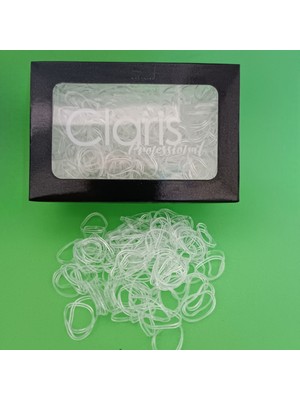 Claris 37011 Saç Örgü Lastiği 1 Paket Şeffaf