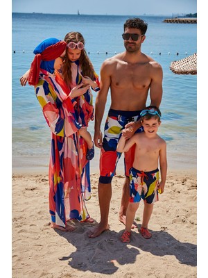 Marina Lacivert Renkli Erkek Çocuk Şort B2360