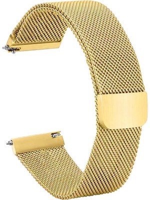 Forzacase 20 mm Akıllı Saatler Için Metal Mıknatıslı Kordon Kayış - FC095
