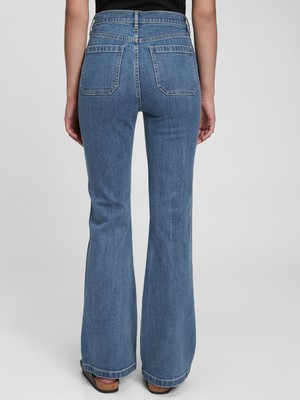 Gap High Rise Flare Jean Pantolon