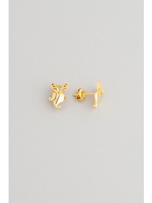 So CHIC Minimal Tasarım 18 Ayar Sarı Altın Kaplama Gümüş Uğurlu So Chıc... Baykuş Kolye