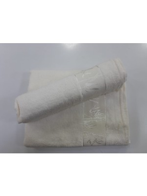 Romans Bambu 2li Banyo Havlu Takımı Krem