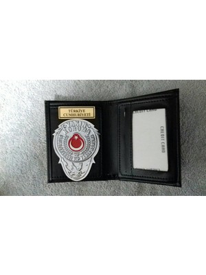 Aldatmaz Yakın Koruma Rozetlı Cüzdanı