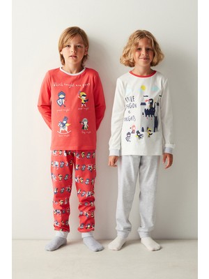 Penti Erkek Çocuk Castle Uzun Kollu 2'li Pijama Takımı