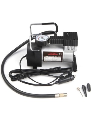 Niken Sentinel Metal Gövdeli Gri Mini Oto Araç Hava Kompresörü 12V