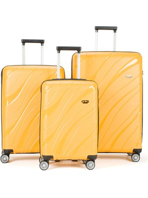 Ççs 5223 Poliplan Kabin, Orta ve Büyük Boy 3'lü Valiz Seti