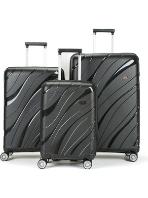 Ççs 5223 Poliplan Kabin, Orta ve Büyük Boy 3'lü Valiz Seti