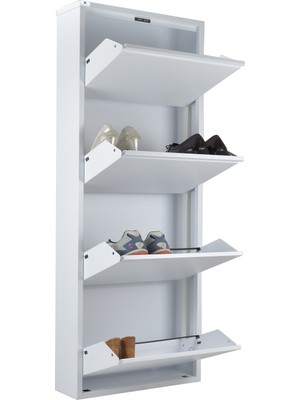 Ata Group Atagroup 4 Lü Beyaz Metal Ayakkabılık