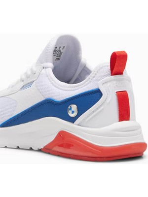 Puma Erkek Sneaker Beyaz-Mavi 307490-04 Bmw Mms Electron E Pro