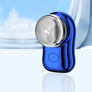 USB Şarjlı Traş Makinesi - Lacivert (Yurt Dışından)